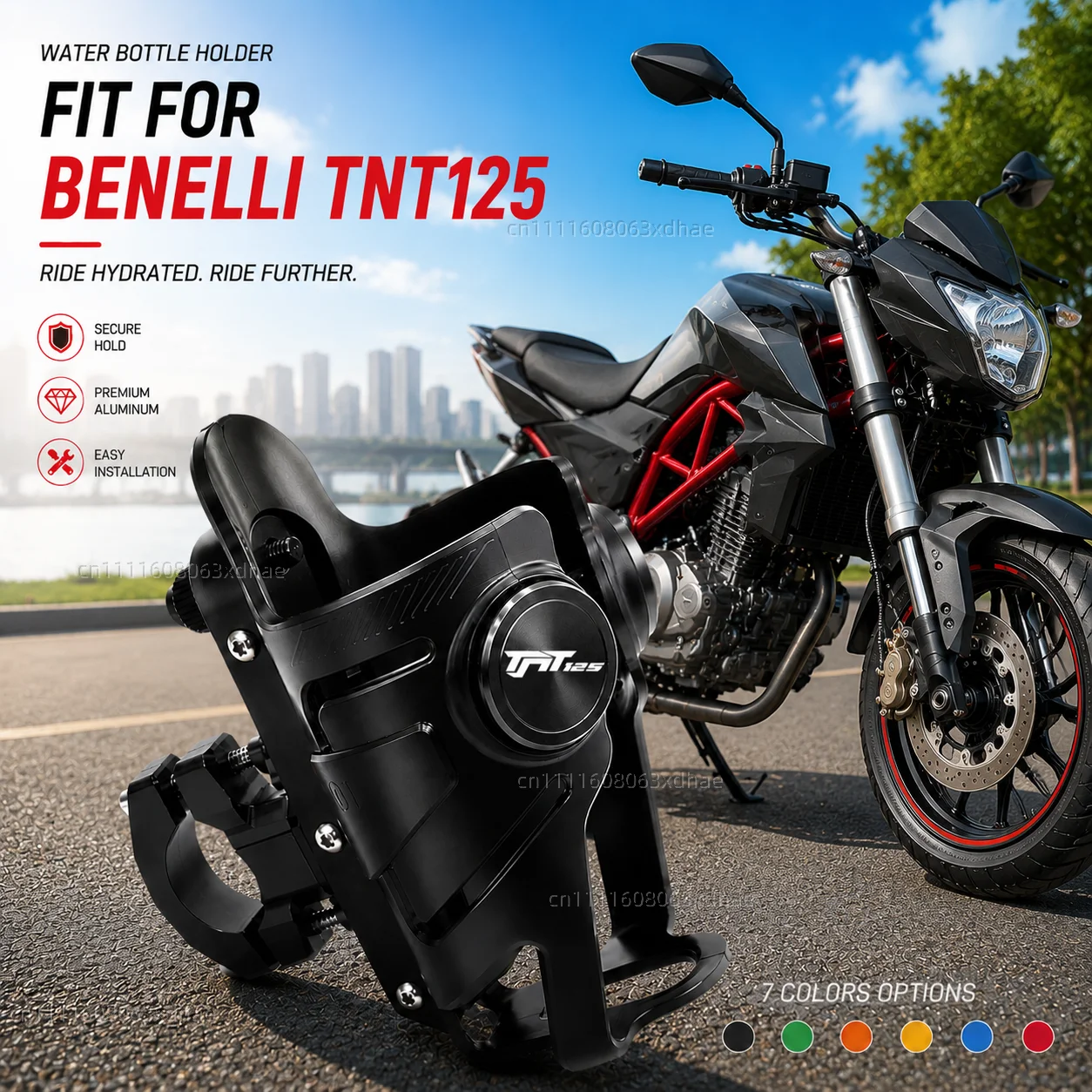 Motorcycle Water Bottle Holder For Benelli TNT125 tnt125 tnt 125 Coffee Beverage Tea Cup Support Modification Accessories