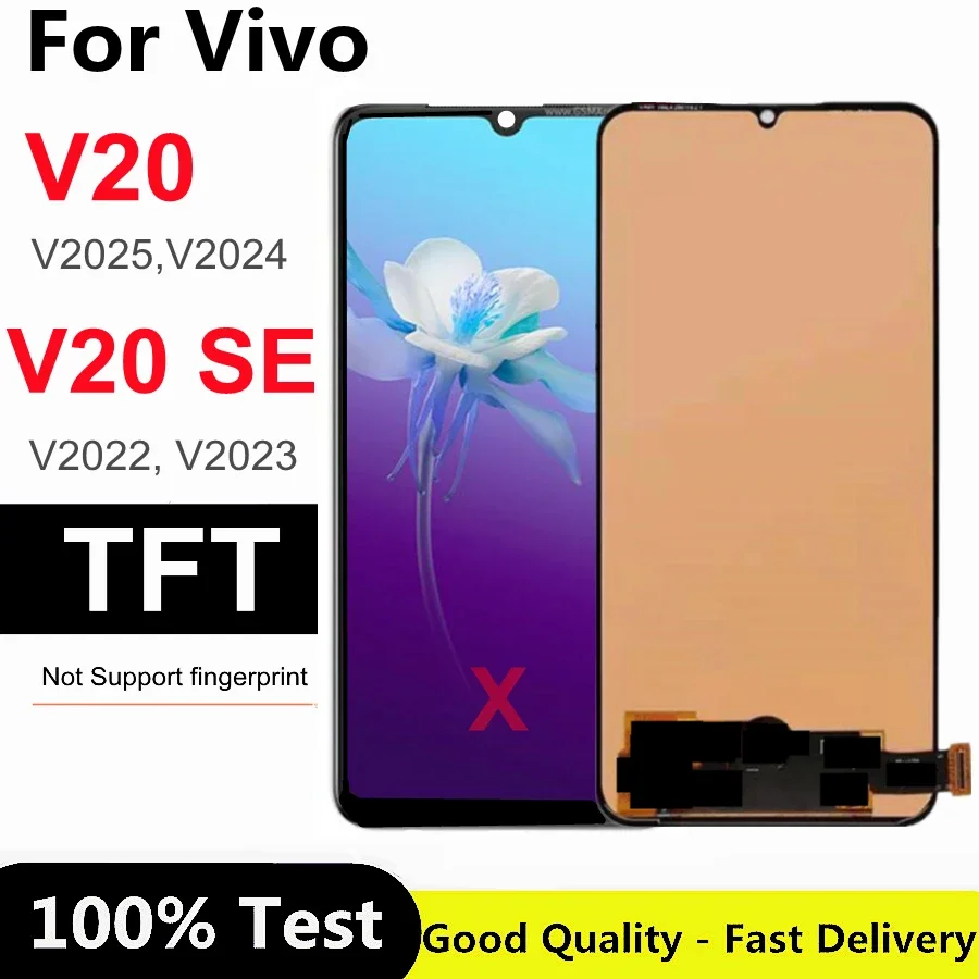 

6.44" TFT For Vivo V20 SE lcd V20 Global / V20 SE / V20 2021 LCD DIsplay Touch Screen Digitizer Assembly