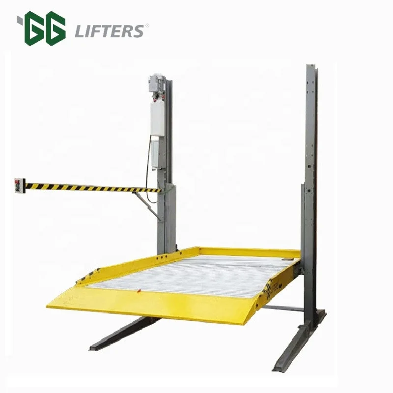 Customize 2 level car lift parking system two post parking lift