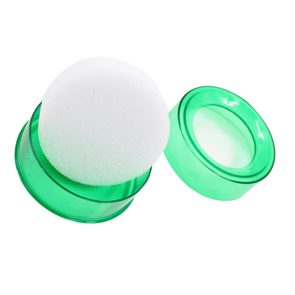 

1pcs Cash Counting Bowl With Wet Finger Sponge Desktop Finance Tool For Handling Antislip Design Moisture