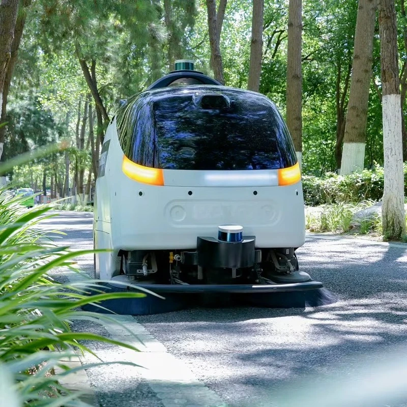 Customized Commercial Floor Cleaning Robot Equipment Artificial Intelligence Industrial Robots Automatic Sweeper Robot
