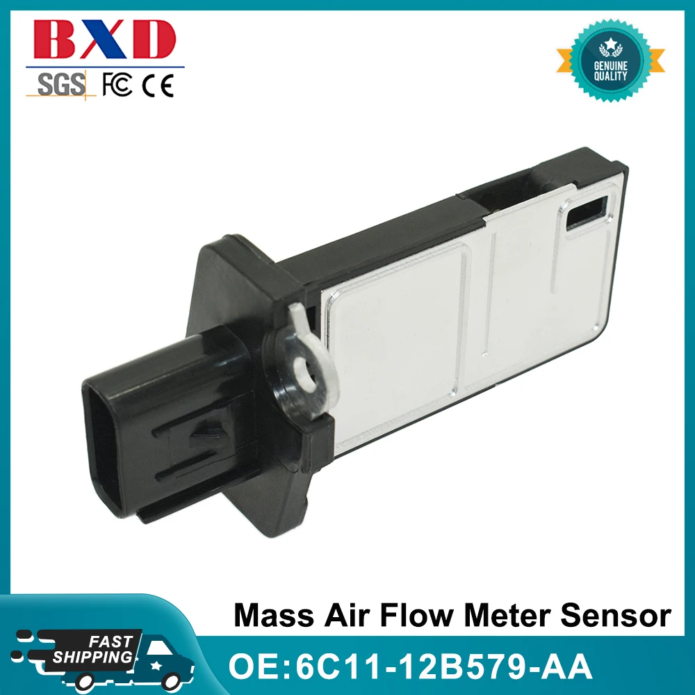 

OEM 6C11-12B579-AA 6C1112B579AA Mass Air Flow MAF Meter Sensor For Ford Europe Galaxy Mondeo MK4 IV S-Max Transit MK7