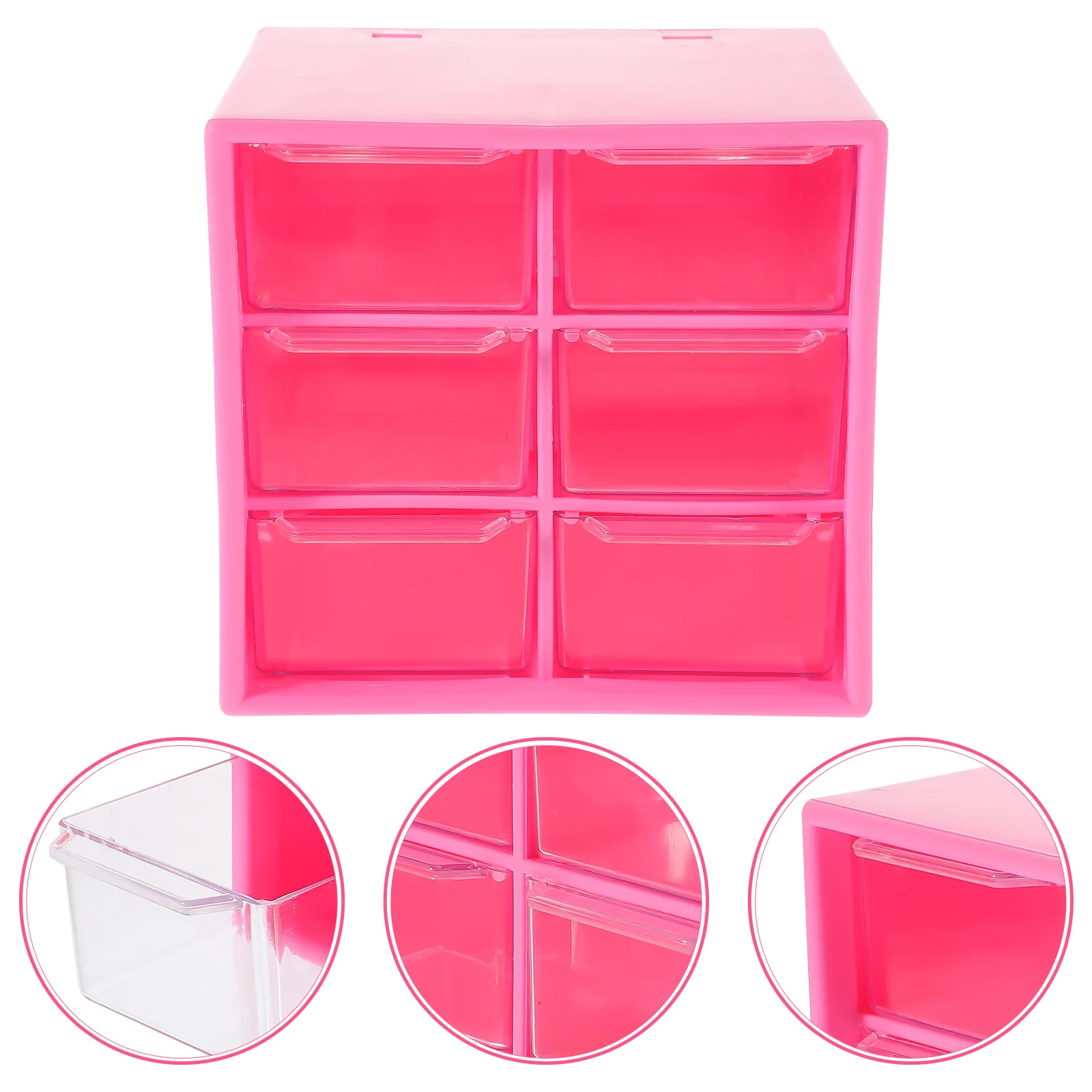 

Multi-Function Desk Organizer Drawer Style Storage Box Stationery Organizer Smooth Polishing Categorized Storage Desktop Makeup