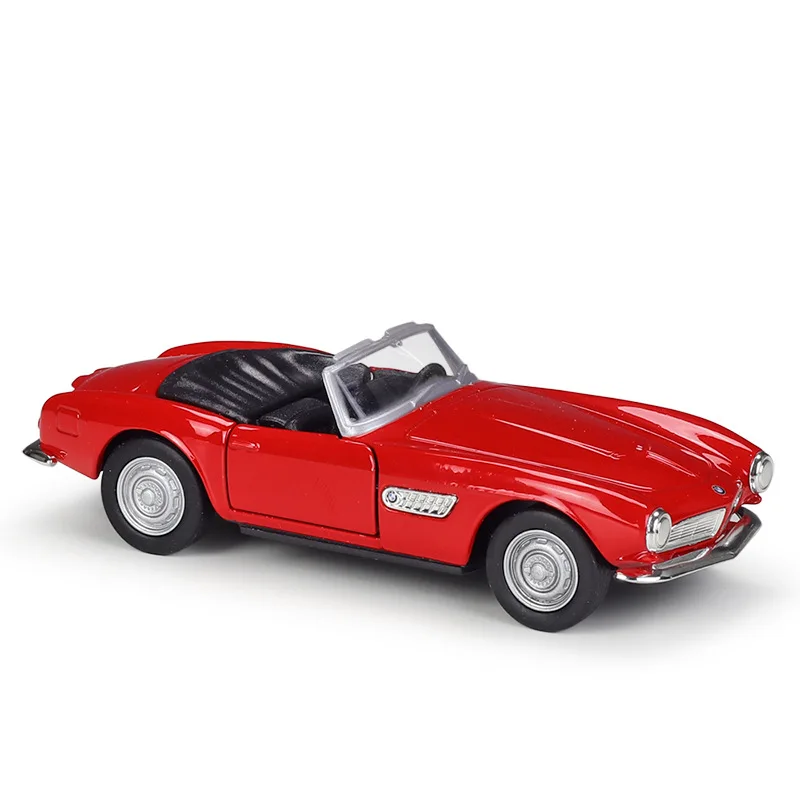 WELLY 1:36 BMW 507 classic car convertible Toy car model with simulation alloy car model pull back car toy gift B622