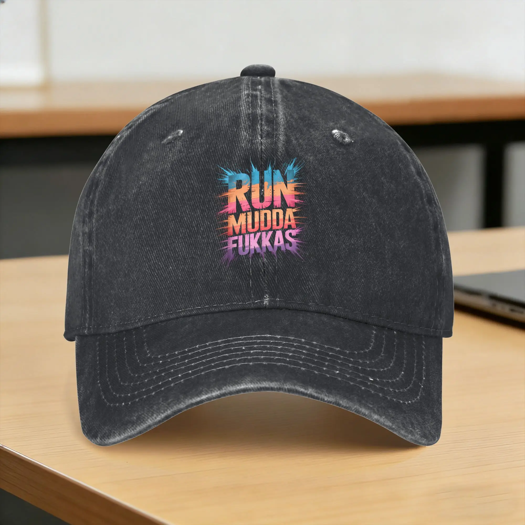 Gorra de béisbol divertida MUDDA FUKKAS Mud Fakas lavada, clásica, para el sol, estilo Hip Hop, para verano, para mujer y hombre, para tenis, skate y béisbol