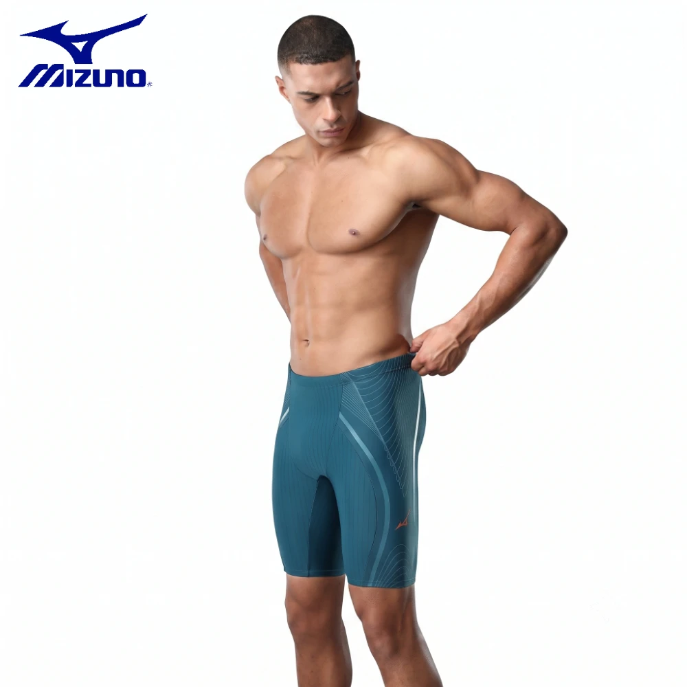 Mizuno Zwembroek voor heren, sneldrogend, hoge elasticiteit, zwemjammers, professionele racezwemkleding voor heren, voor dagelijkse zwemkleding bij het zwembad
