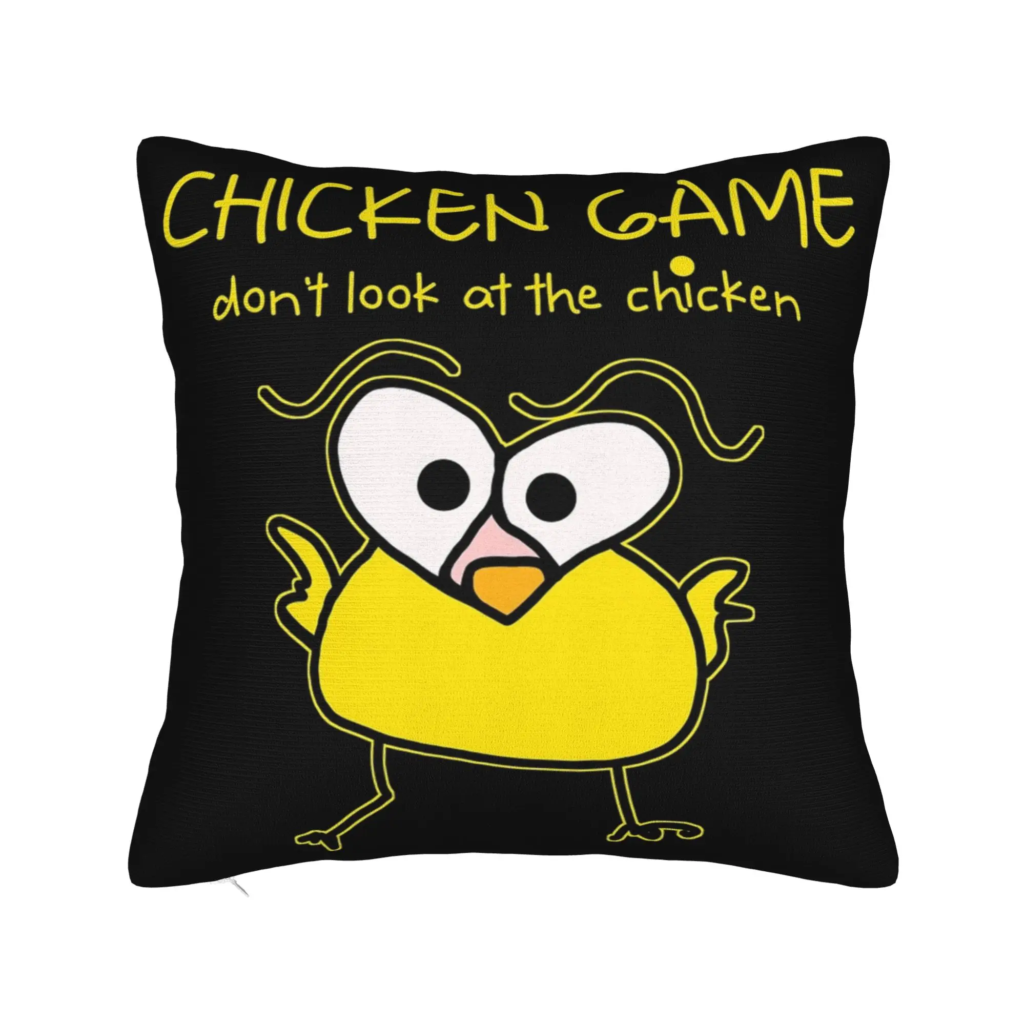 Chicken Game Dont Look At The Chicken Pillow Covers Merchandise Soft Cushion Cover Gift  Pillow Case Cover Home Multi-Size