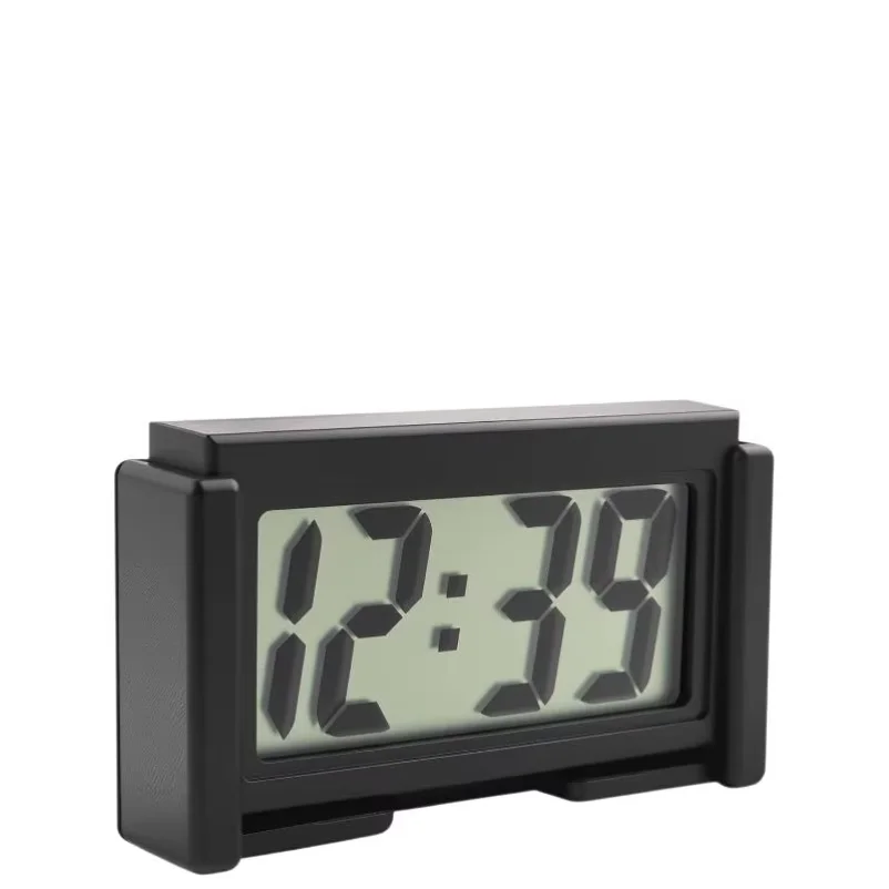 Mini Digital Clock Large Screen Car Dashboard Electronic Clock Self-adhesive Mini Clock Car Clock For Truck Dashboard