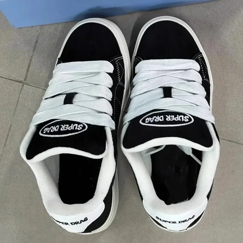2025 Women Casual Shoes Fashion Low Cut Lace-Up Leisure Sneakers Outdoor Comfortable Non-Slip Female Flats Trainers 35-40 view 2
