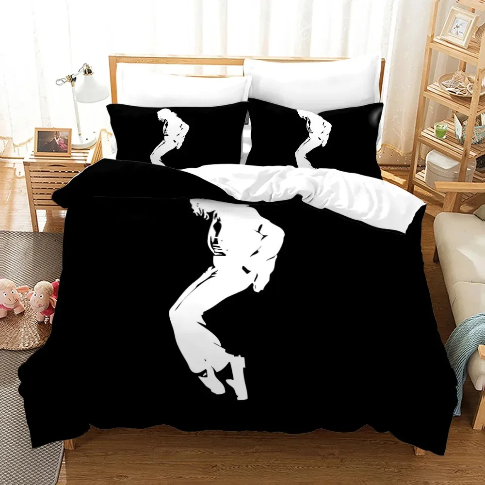 Michael Jackson Bedding Set Single Twin Full Queen King Size Musical Genius Bed Set Teenager Bedroom Duvet cover Sets 011