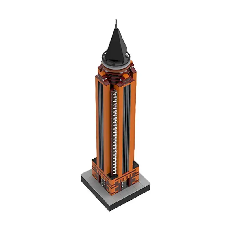 Stadt Serie Messe Tower Baustein DIY Ziegel 1,650th Skala Berühmte Architektur Modell Desktop Dekoration Puzzle Spielzeug Geschenke