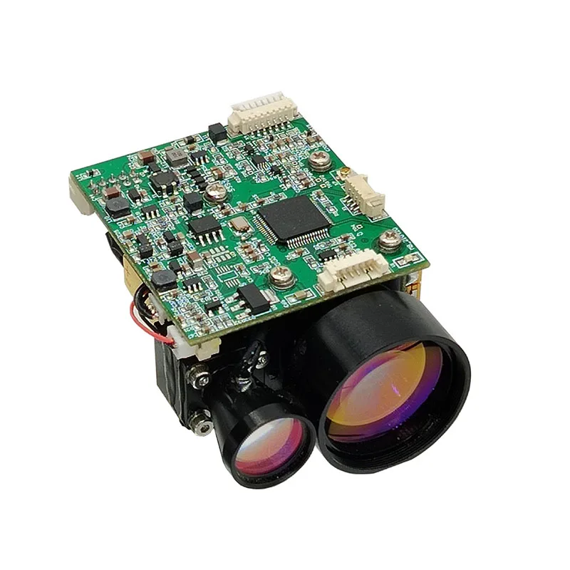 Multi-Target Ranging 7km Laser Rangefinder Module RS422 Dual Laser Distance Sensor 0.5mrad 1535 Laser Rangefinder Module For UGV