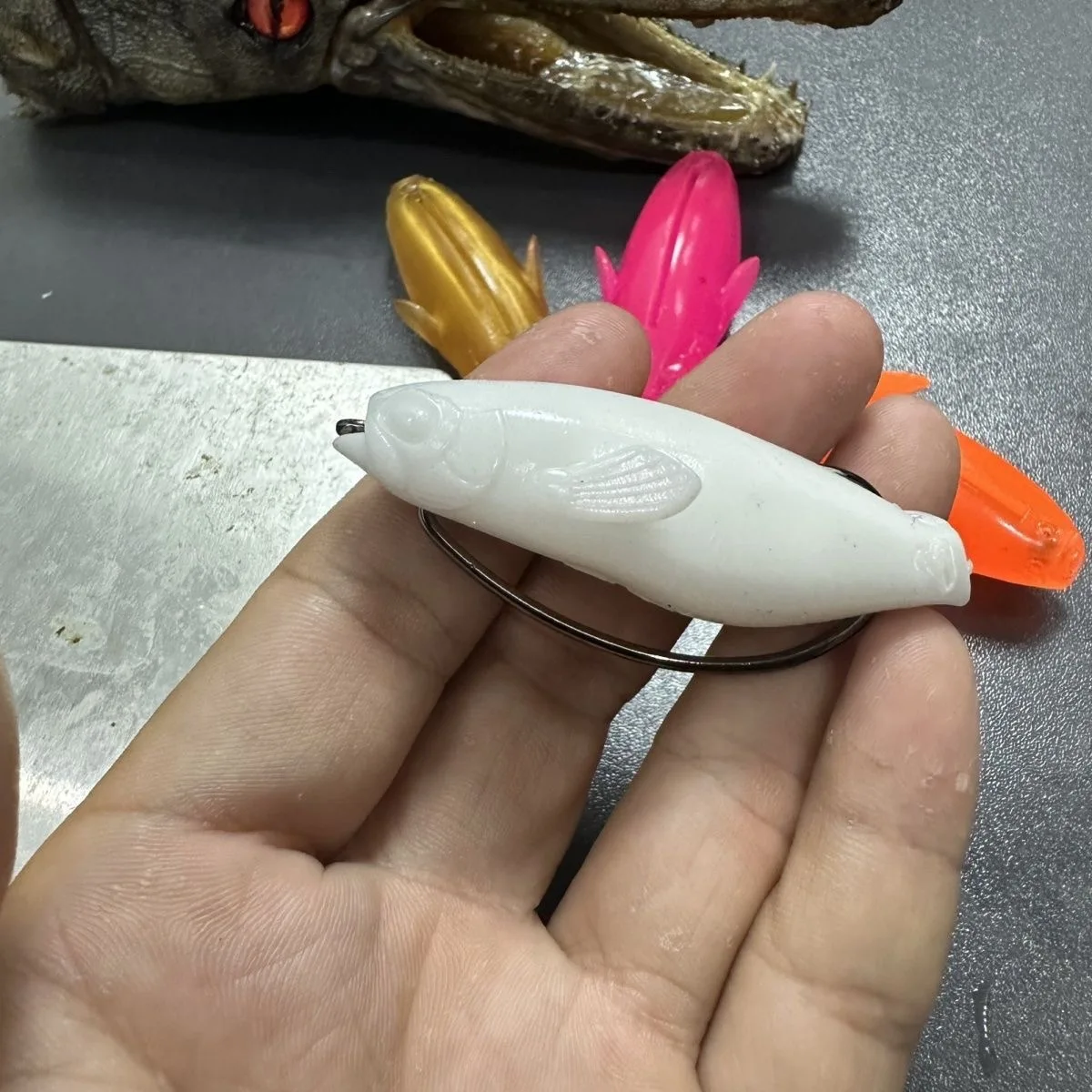 HAIMALUO Thunder Frog Fishing Lure 65MM Soft Bait Frog Bait Hit Black Thunder Strong Frog Micro Topwater Wobblers Swimbait
