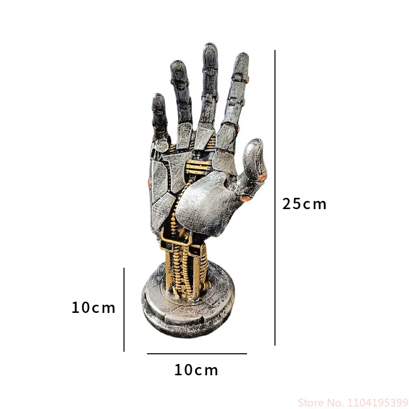 In Stock Cyberpunk Mechanical Arm Ornament Asura Game Controller Bracket Ring Bracelet Desktop Bracket Photo Background Toys