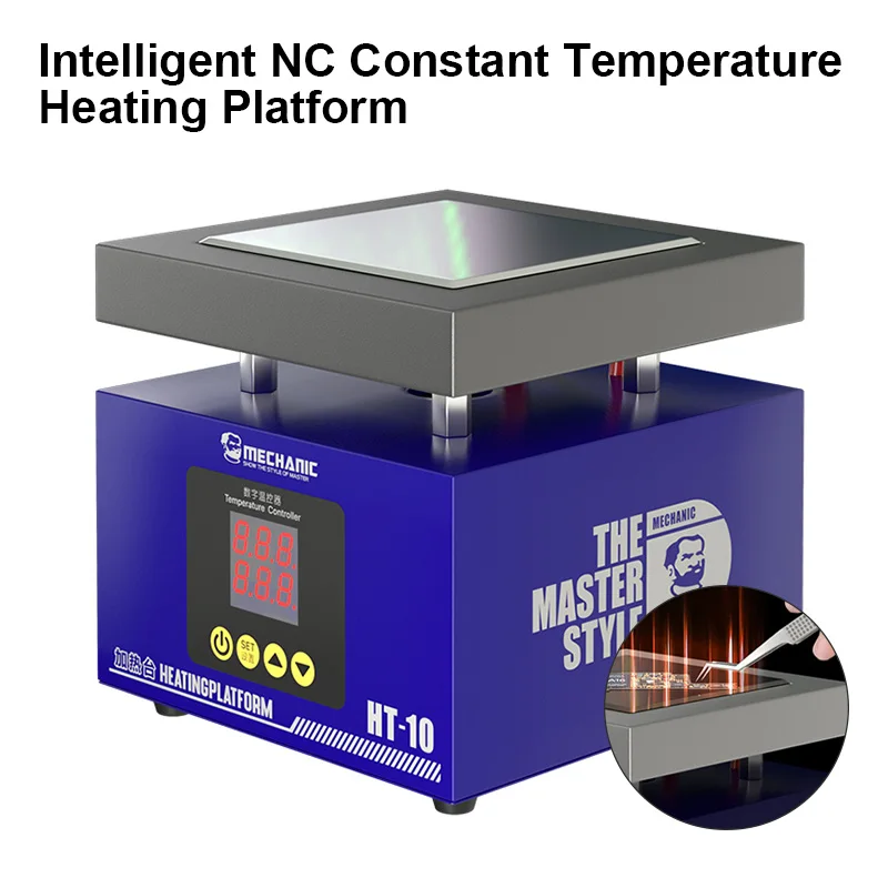 MECHANIC HT-10 PCB della scheda madre della tabella di riscaldamento a temperatura costante intelligente per la piattaforma di preriscaldamento della scheda PCB di riparazione del telefono