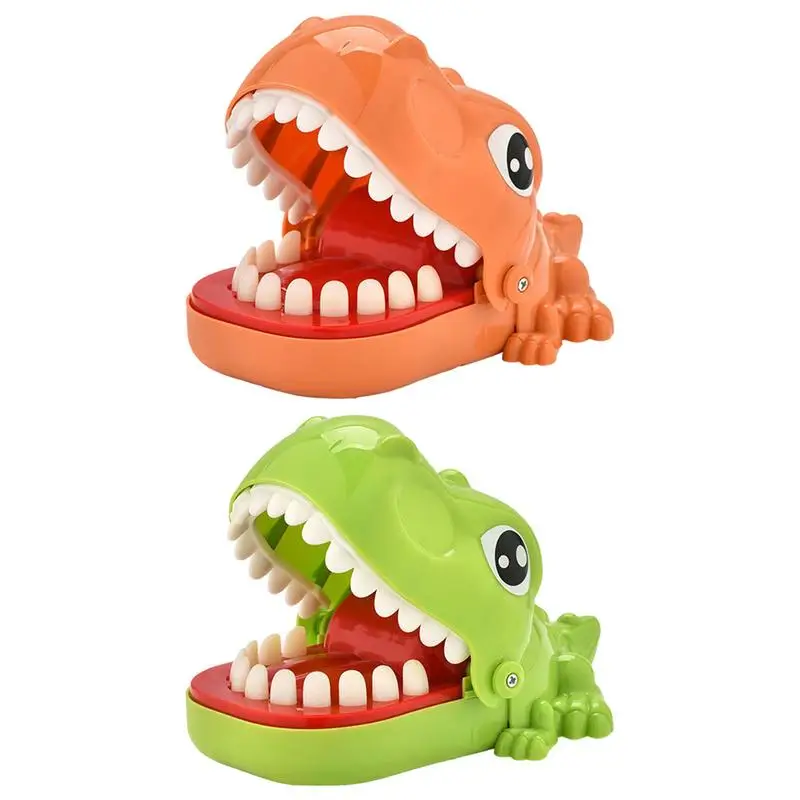 Dinosaur Dentist Bite Finger Toy Dinosaur Finger Toys Big Dinosaur Hippo With Light & Sound Games Pull Teeth Toys Kids Funny Toy