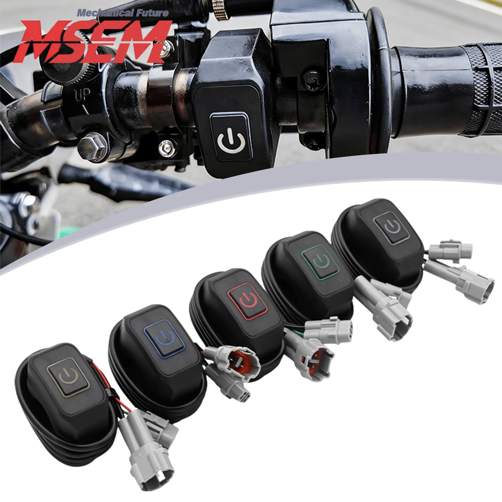 For Sur Ron Light Bee X/S and Segway X260 X160 TALARIA STING LED Indicator Headlight Switch Electric Motorcycles Compatible