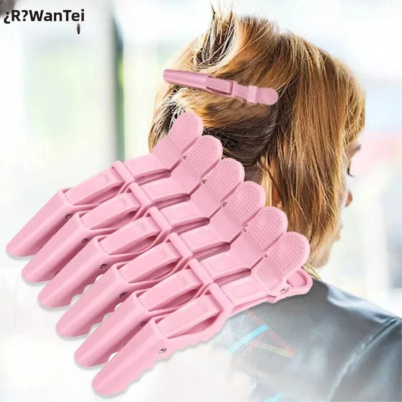 6PCS Alligator Hair Clips Hairdressing Clamps Claws Section Clip Barber Crocodile Hairpin Salon Styling Tools Hair Accessories