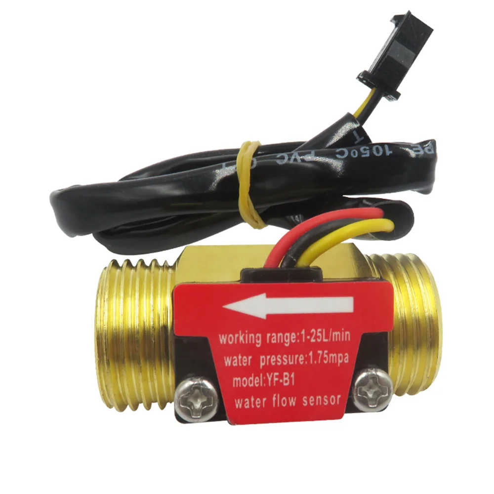 Imagem -03 - Hall Flow Sensor Turbina Medidor de Fluxo de Água 125l por Min Yf-b1 Yf-b2 Yf-b3 Bsp g1 2
