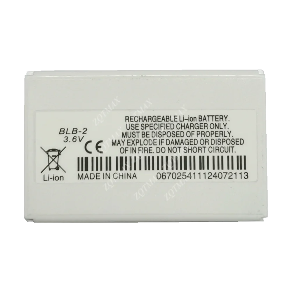 Nowa bateria 1200mAh BLB-2 BLB2 do telefonów Nokia 8250 8210 8270 8290 8310 8390 8850 8910 6500 6510 6590 6590i 7650 3610 — zdjęcie produktu 2