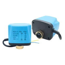DN15-50 Motorized Ball Valve Actuator Accessories 2-wire power-off reset 220V 110V 24V 12V Electric Valve Motor