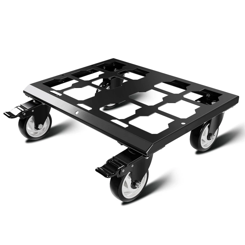 

Heavy duty toolbox truck for toolboxes with thickened carbon steel frame and with braking system