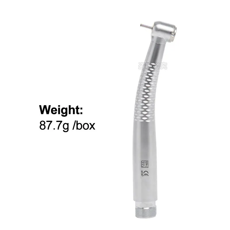 Dental High Speed 5 LED Handpiece Dentist Tips E-Generator Air Turbine B2 M4 Push Button 5 Water Spray Ceramic Bearing Rotor