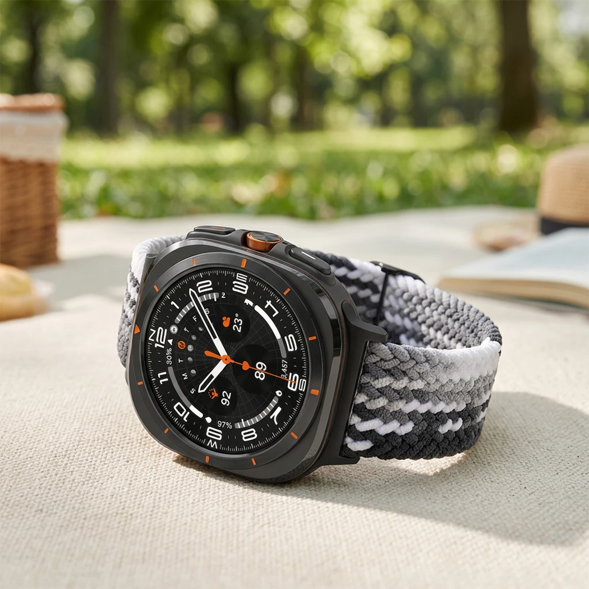Nylon Strap For Samsung Galaxy Watch Ultra2 47mm Accessories Wrist Nylon Bracelet Correa Galaxy Watch Ultra 2025 2024 Trail Band