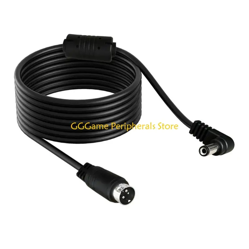 U55B 3Pin DIN Male To DC5.5X2.1Mm Male Power Supply Cord For Equipment DC5521 Power Cable For CCTV DVR Systems