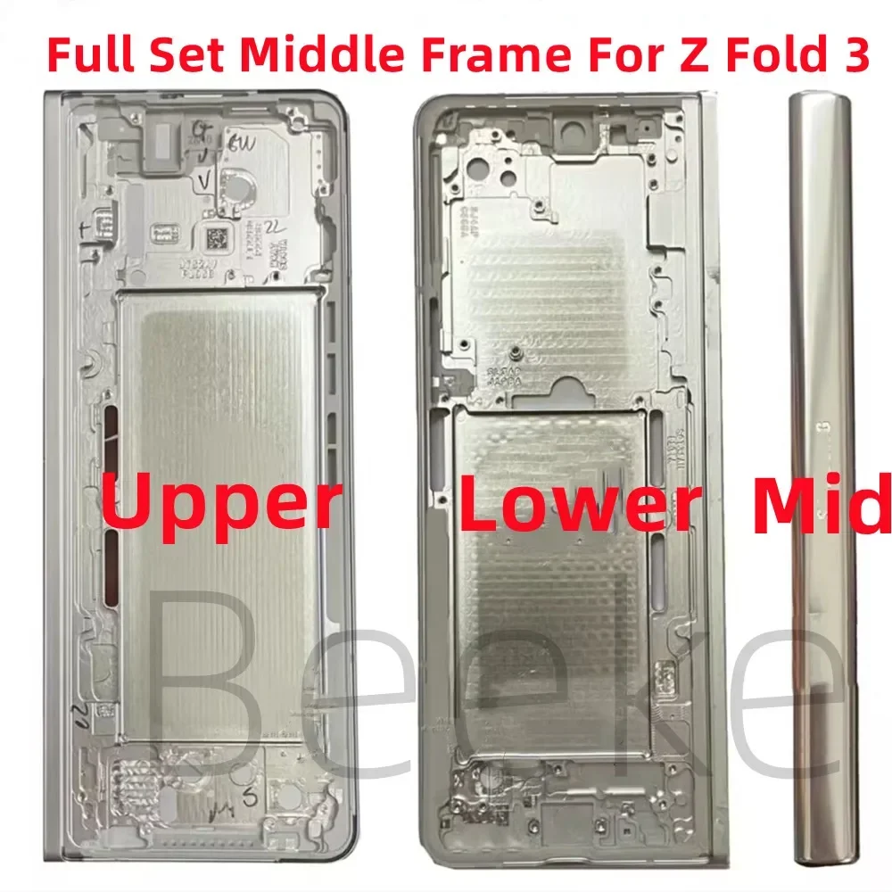 3 in 1 Middle Frame For Samsung Galaxy Z Fold 5 4 3 5G Mid Bezel LCD Display Plate Inner Screen Digitizer Front Holder Replace