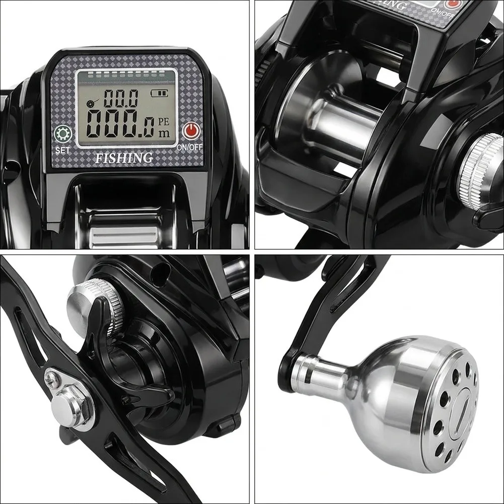 S200 Digital Baitcasting Reel Delivers Accurate Line Tracking Solar + USB Power Supply 10-Step Magnetic Braking - view 5