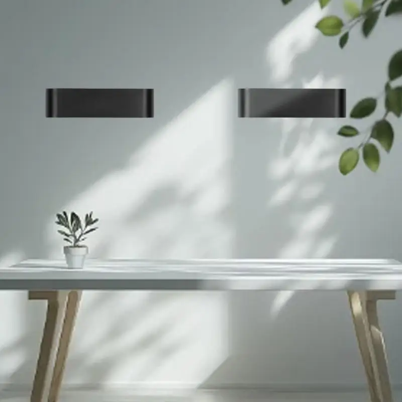 

Contemporary LED Wall Sconce Offering Warm Ambiances Lighting PC Texture