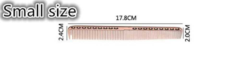 Space Aluminium Haarkamm Pro Friseurkämme Mellado Petit Hansen Волос Haarschneiden Sterbende Haarbürste Friseurwerkzeuge Salon Mithelfer – Detail 1