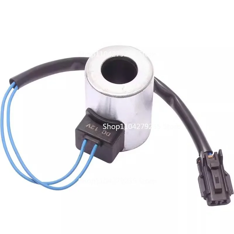 

Подходит для аксессуаров для экскаваторов XCMG 75, маленькая вилка, катушка электромагнитного клапана, сердечник, быстрая/медленная передача, катушка блокировки пилота для путешествий