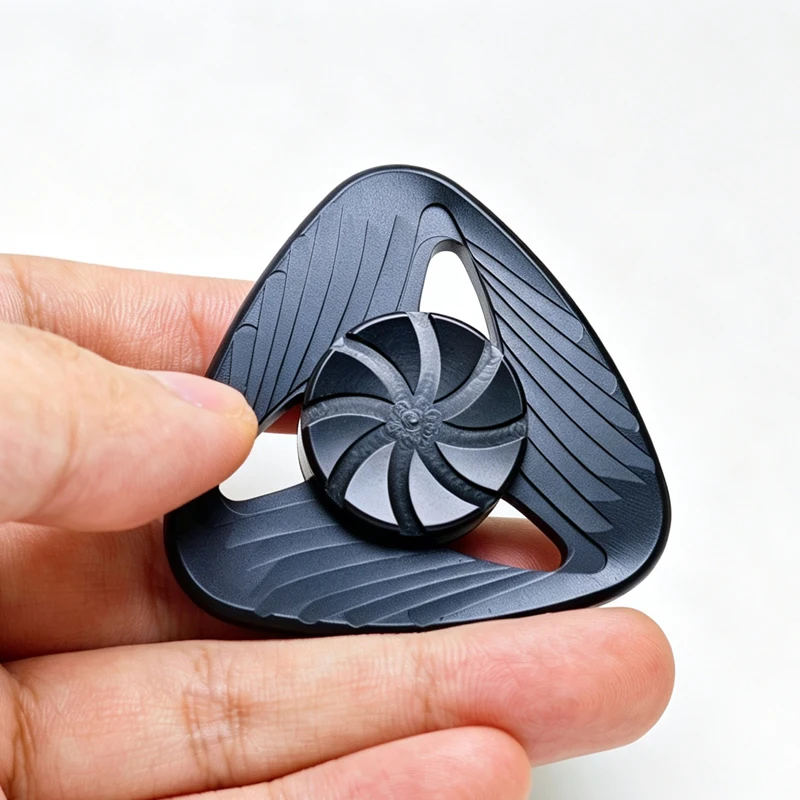 Extra Long Spin Metal Fidget Spinner Premium Bearing Quiet ADHD Anxiety Sress Relief Toys EDC Cool Gadgets For Kids & Adults