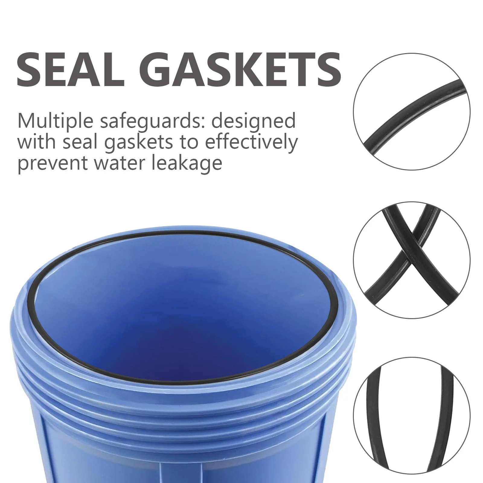

3pcs Sealing Ring Plastic Seal Gasket For Purifier Repair Housing O-Ring Replacement Filter Accessory Washer Kit