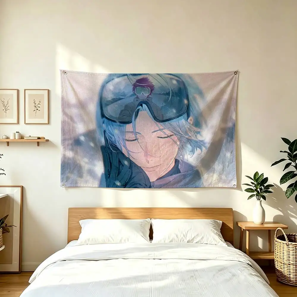 L-Langa H-Hasegawa SK8 The Infinity  Flags for Bedrooms Home Decor Items Outdoor Decors Garage Decoration Flaga