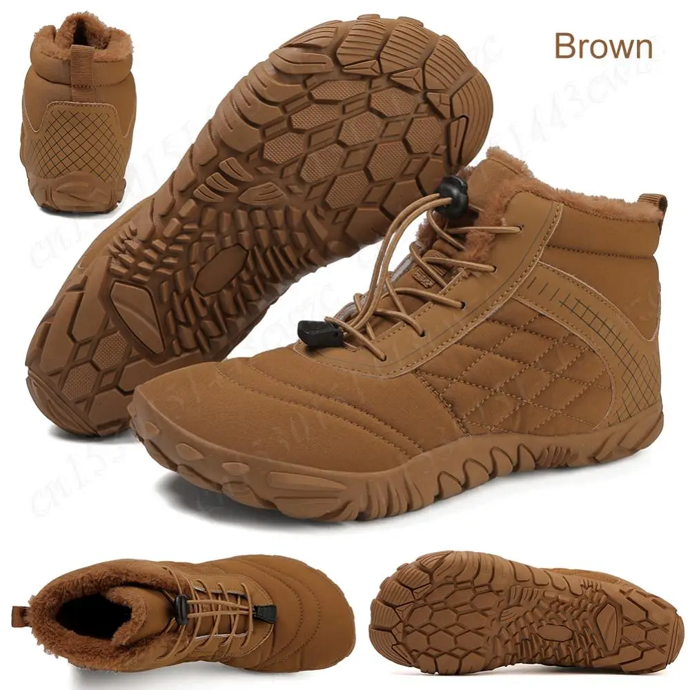 أحذية الثلج حافية القدمين المضادة للانزلاق ، أحذية الرحلات الخارجية ، أحذية عالية الجودة ، أحذية الجري الحرارية ، أفخم عارضة ، الشتاء