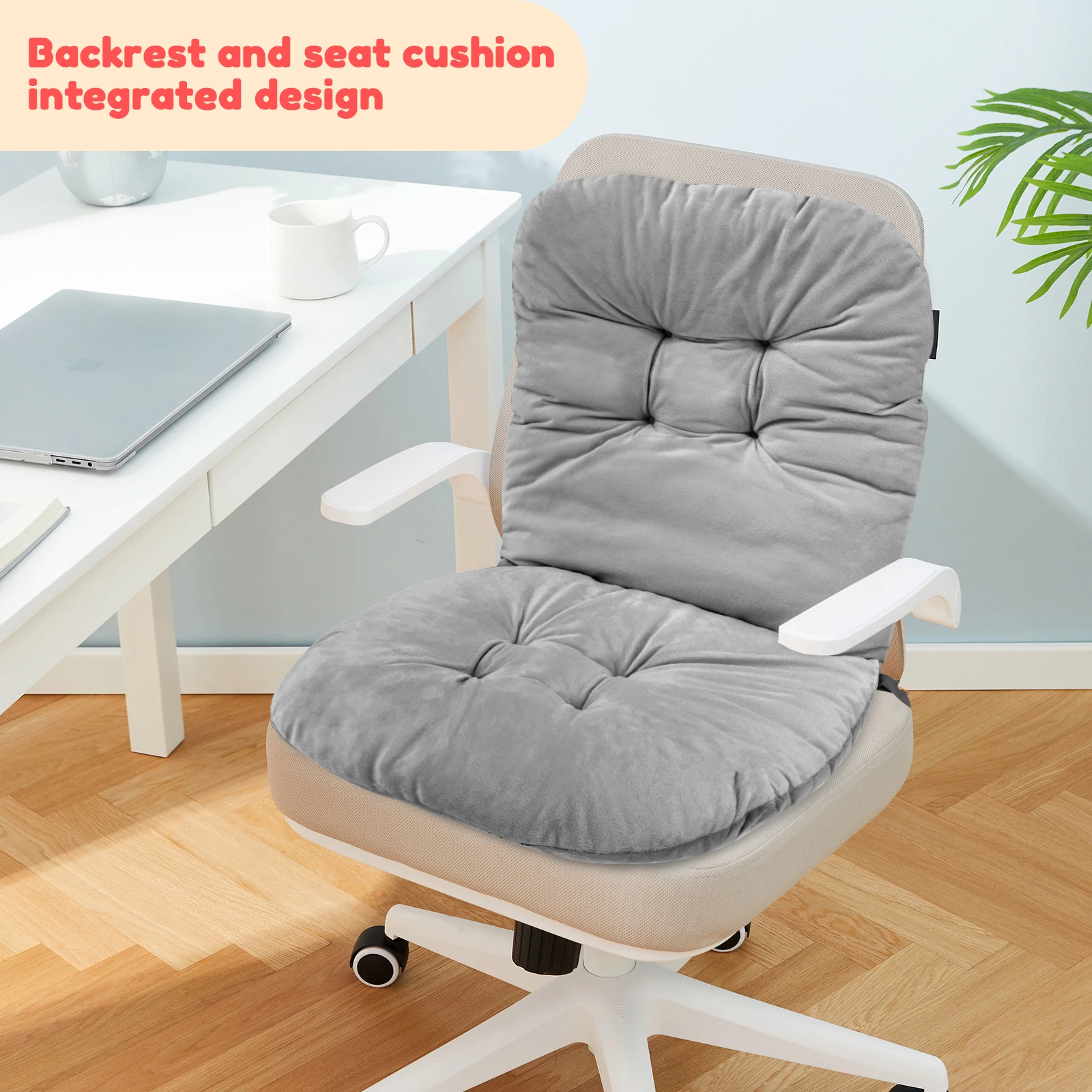 Chair Cushion Soft High Elasticity Desk Chair Backrest Student Mat Tailbone Sciatica Back Pain Relief Comfort Chair Cushion