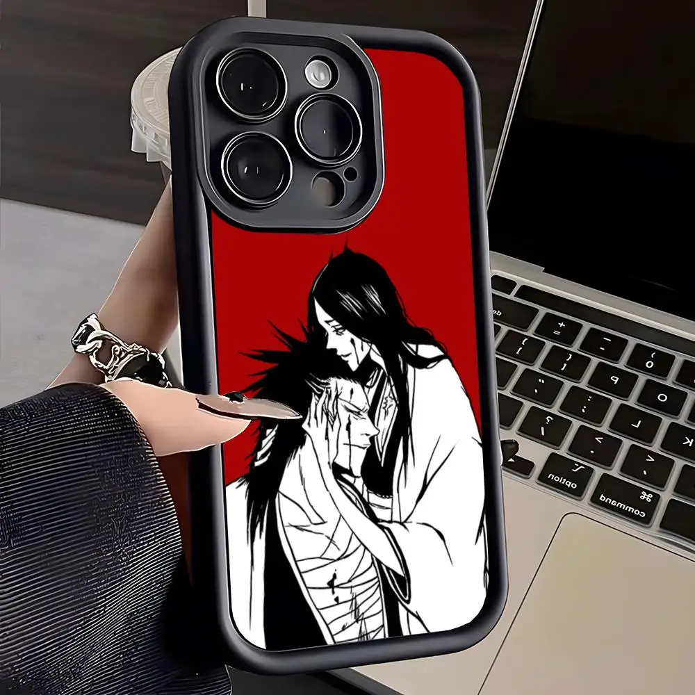 Unohana Retsu Bleach Anime Phone Case For IPhone 16 Pro Max 15 Pro 14 Plus 13 12 11 XR XS Max X 7 8 Plus Soft TPU Back Cover