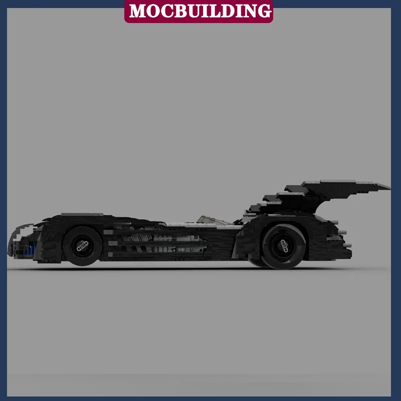 Sports Car Batmobile UCS Model Building Block The Animated Series Film MOC Transportation Vehicle Children\'s Toy Gift