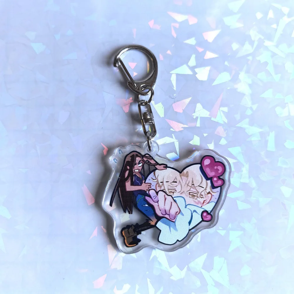 شفافة الغريبة المرحلة Chibis المفاتيح لوكا إيفان حتى ميزي هيونا سوا حلقة رئيسية لعبة اكسسوارات ظهره قلادة مجوهرات هدية