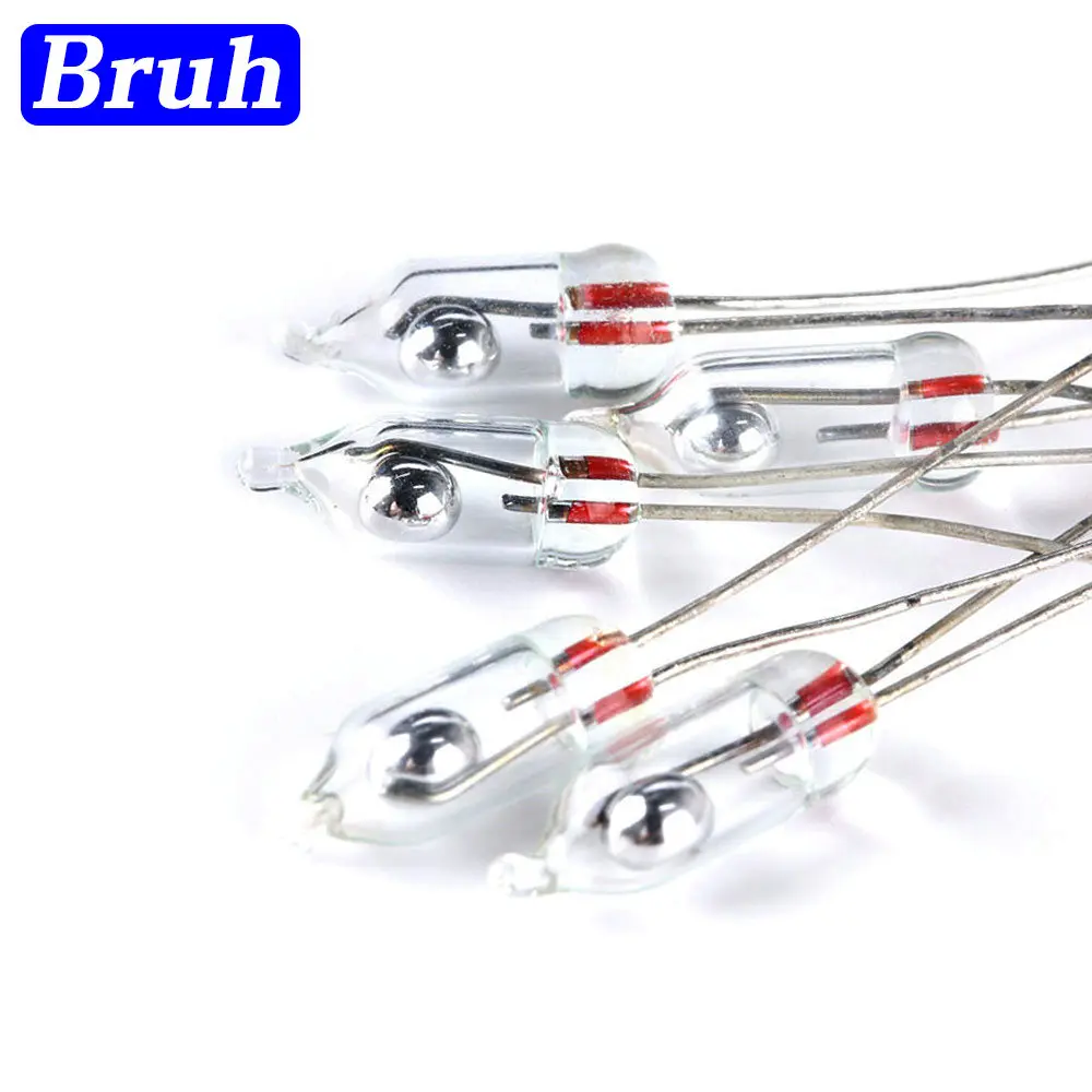 20Pcs/lot Glass Electric Tilt Switch Unidirectional Work Angle Sensor switch on/off 3MM/5MM