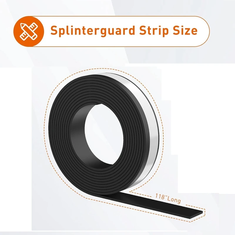 ABUL-Roll Guide Rail Splinter Guard Track Saw Guide Rails 423360-7&194419-4&495209 118In For SP6000/For /For Festo