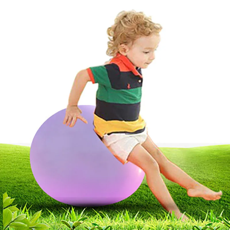 120cm large thickened inflatable water filled bubble ball, water filled balloon, outdoor toy ball, summer pool party