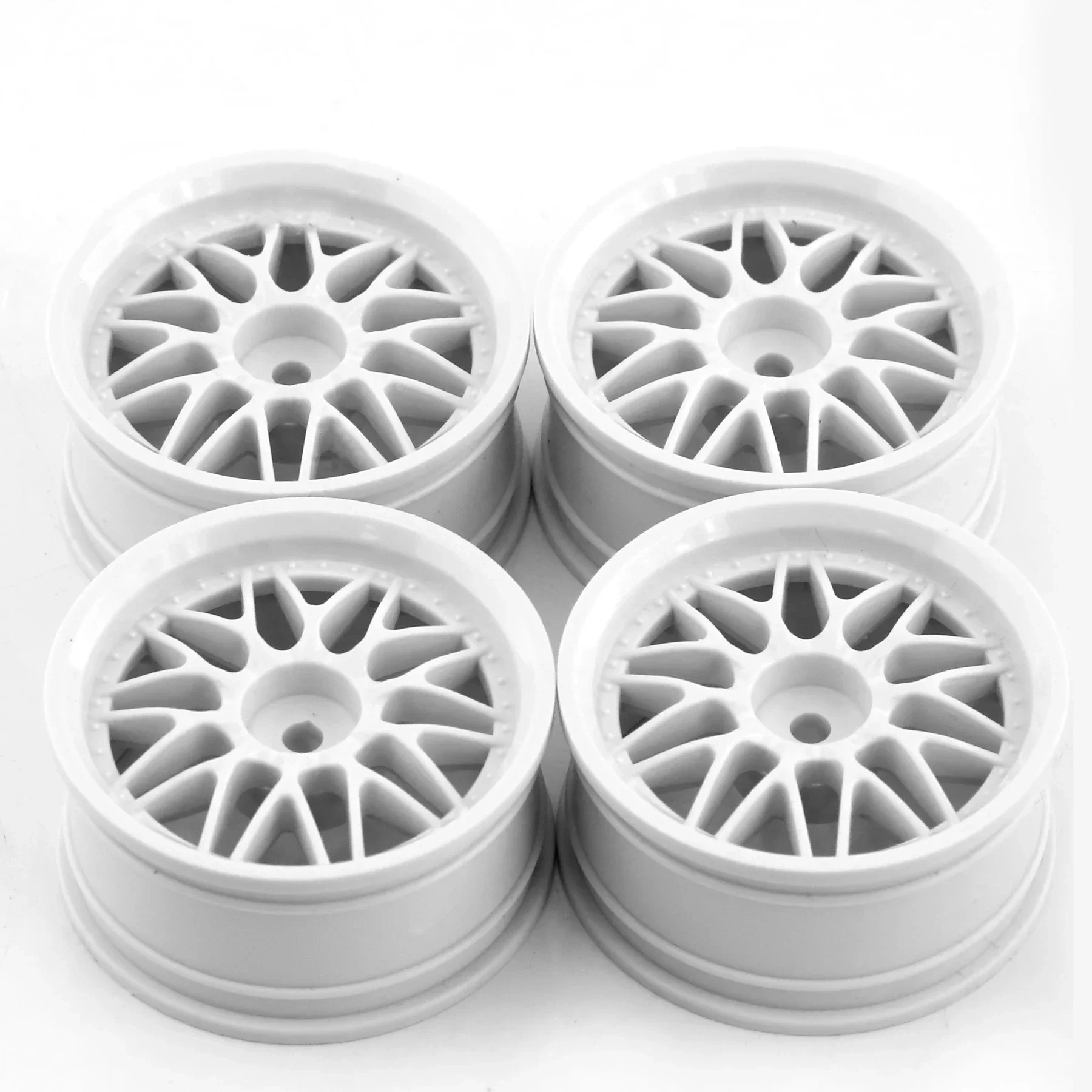 4pcs 52mm 1/10 RC On-Road Drift Racing Car Plastic Wheel Rim Wheel Hubs for Tamiya XV02 Kyosho HSP HPI Sakura Traxxas RedCat