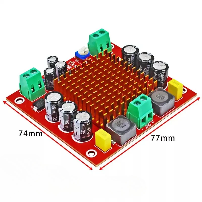 SOTAMIA 150W TPA3116 Mono Channel Power Amplifier Board High-power Digital Sound Speaker Amplificador DC12V 24V