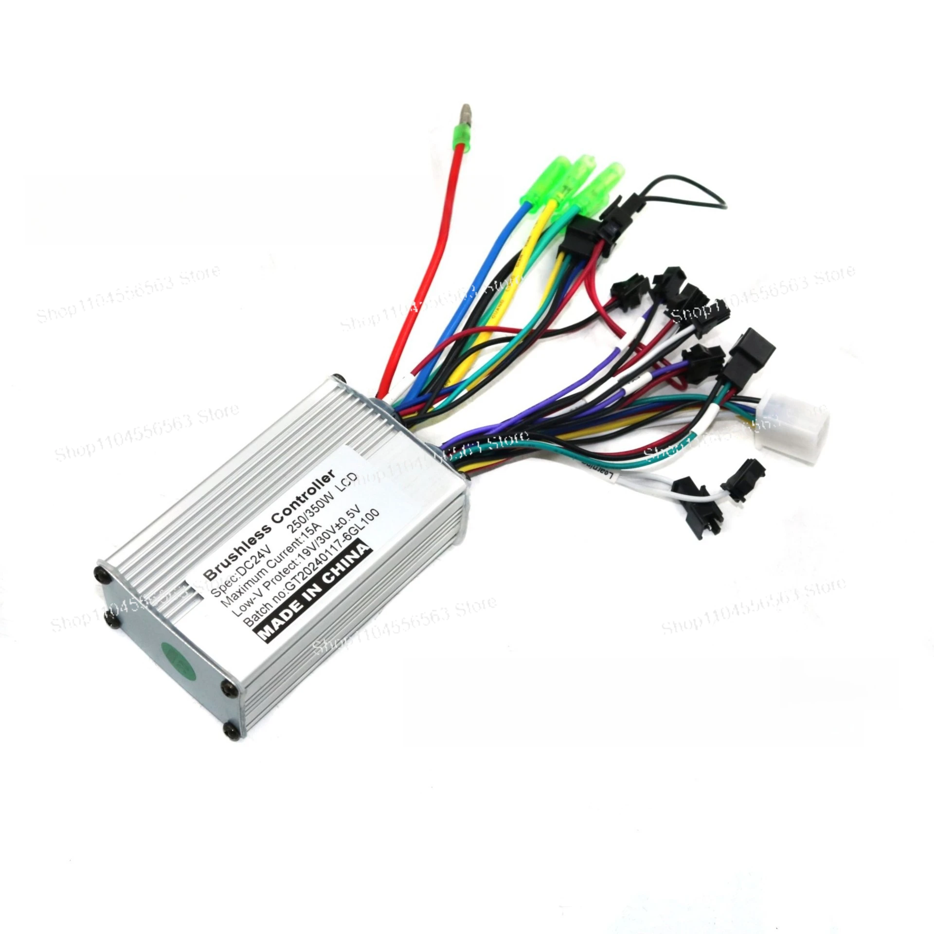 250W/350W E-Bike Brushless Controller, S866 Color Display for Mountain & Scooter Lithium Battery Systems