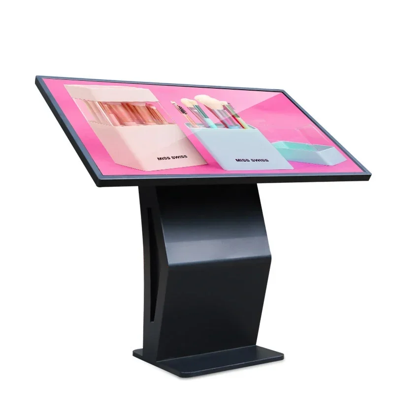 32 Inch Floor Standing Interactive Table LCD Panel Digital Information Display All In One PC Self Service Touch Screen Kiosk