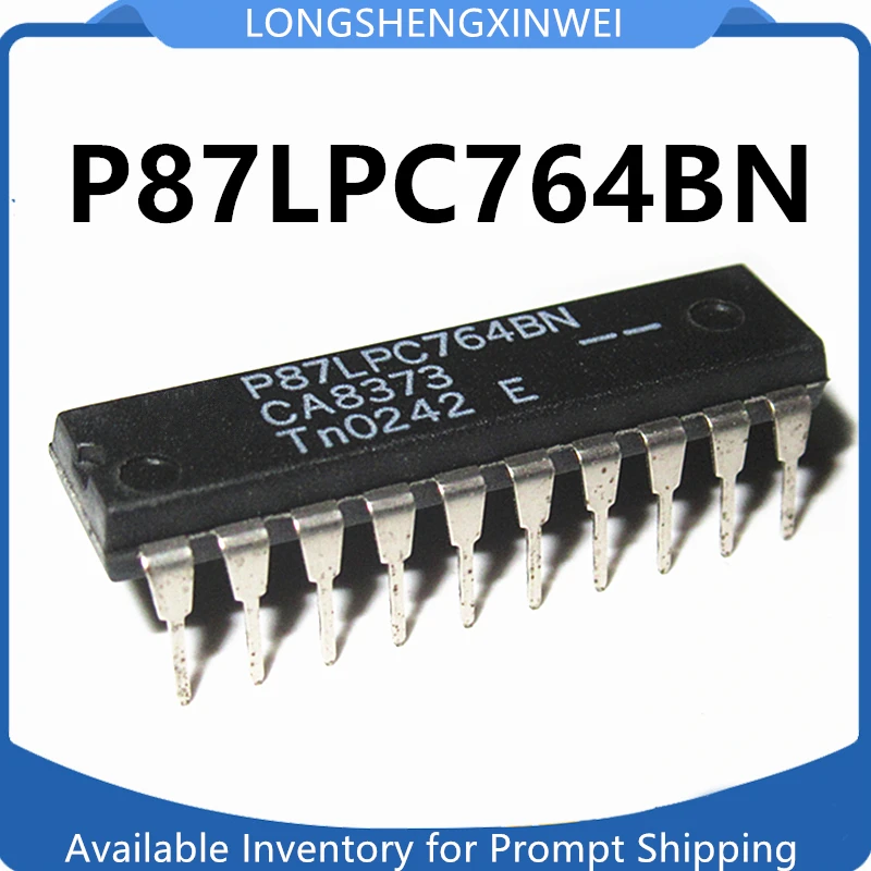 1PCS P87LPC764BN P87LPC764 DIP-20 New Original 8-bit Microcontroller
